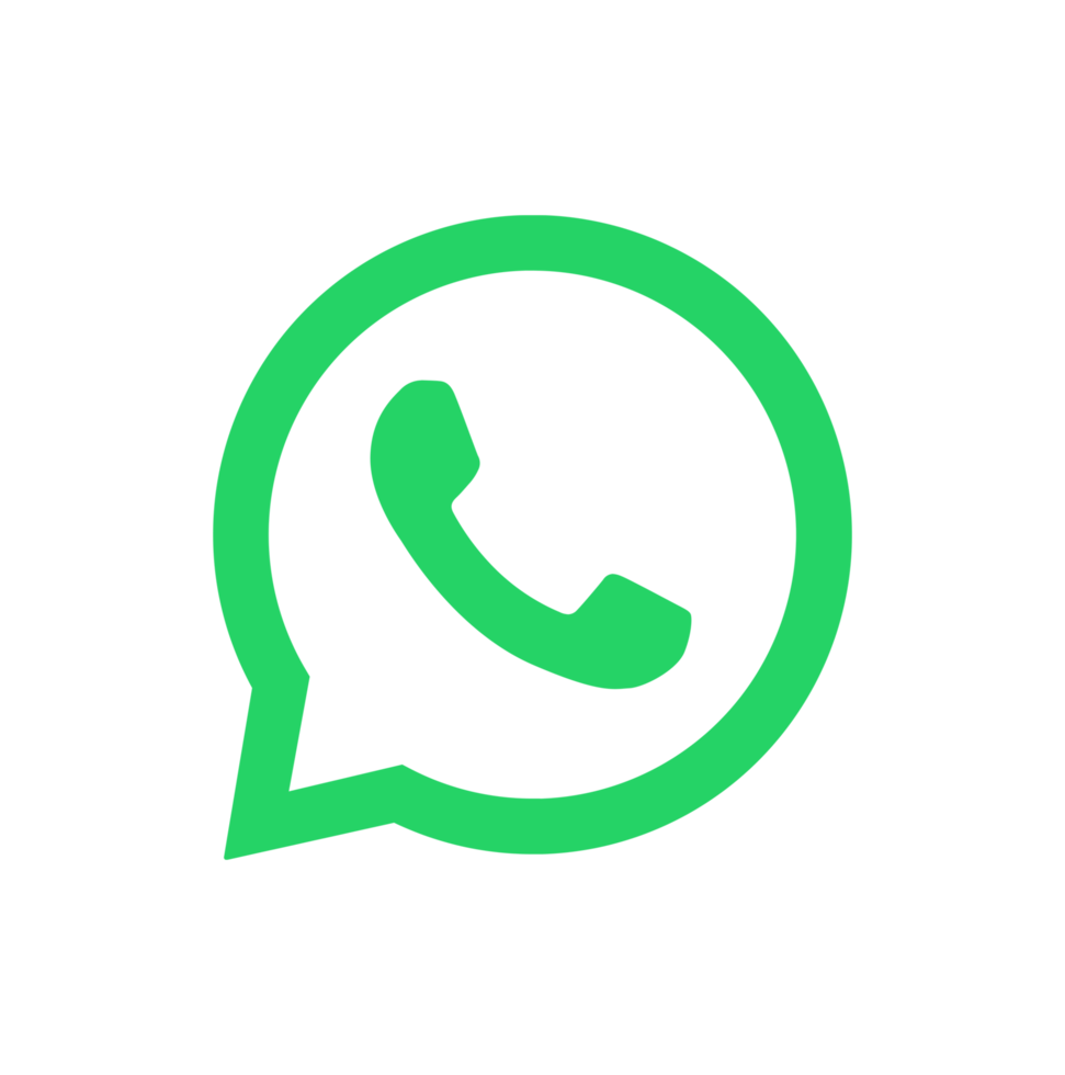 WhatsApp Icon Logo WA App Transparent Background Premium Social Media Design for Digital Download png