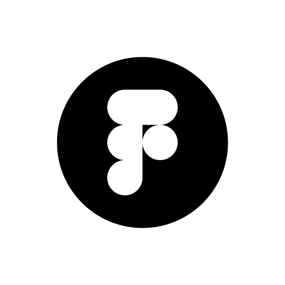 Figma Circle Black Logo Icon Figma App Editable Transparent Background Premium Social Media Design for Digital Download. png
