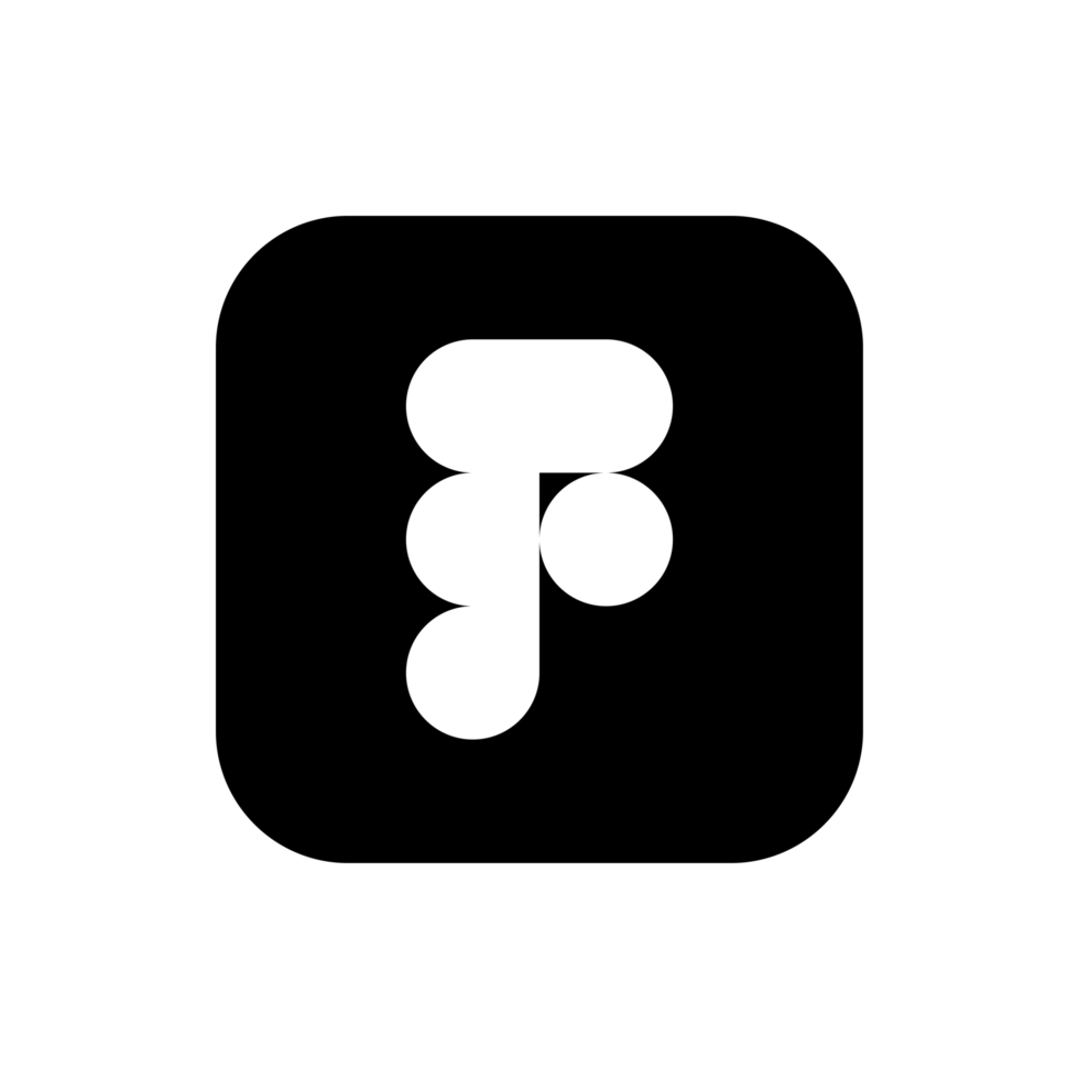 Figma White Logo Icon Figma App Editable Transparent Background Premium Social Media Design for Digital Download. png