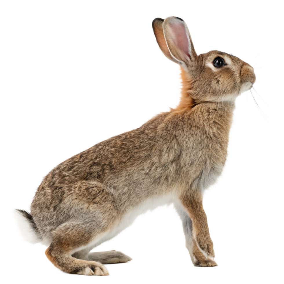 Adorable Brown Rabbit Sitting, Easter Bunny, Pet Rabbit Image png
