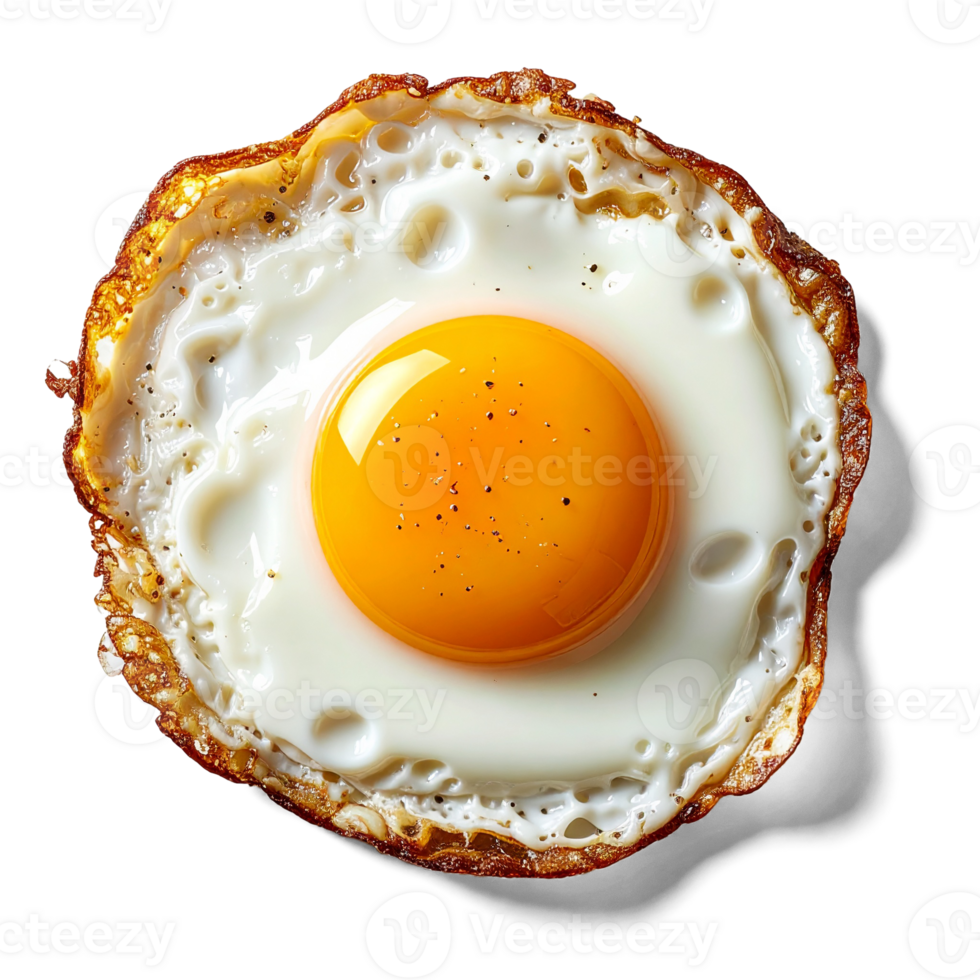 Fried egg, transparent background png