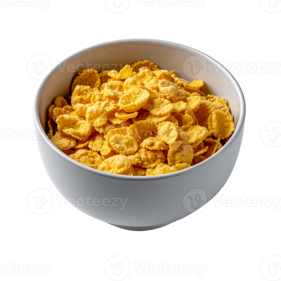 Bowl of cereals transparent background png