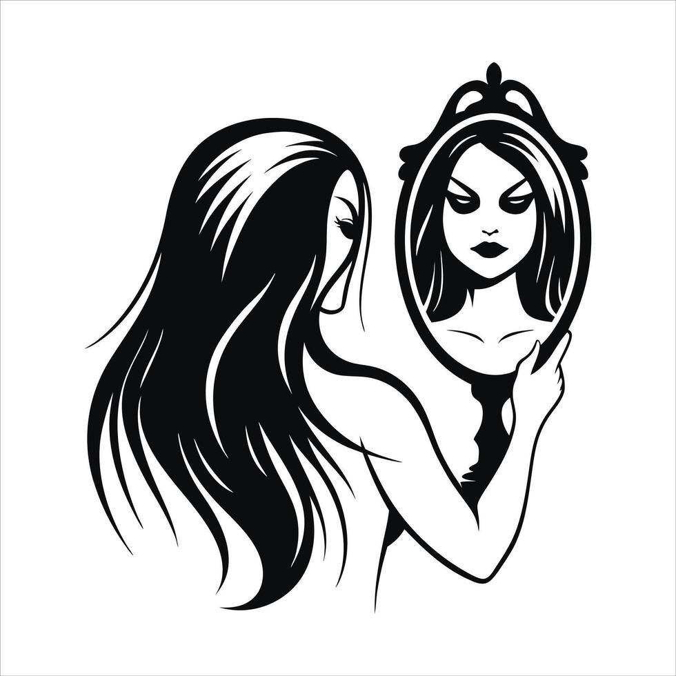 vampire in shadows vector