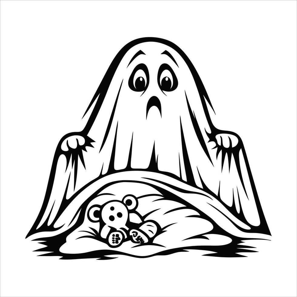 Caught in the Sheets vector