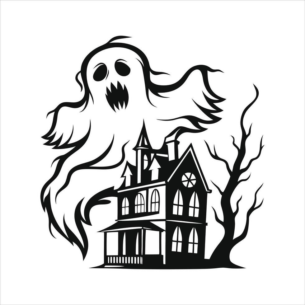 Specter in the Stairwell vector