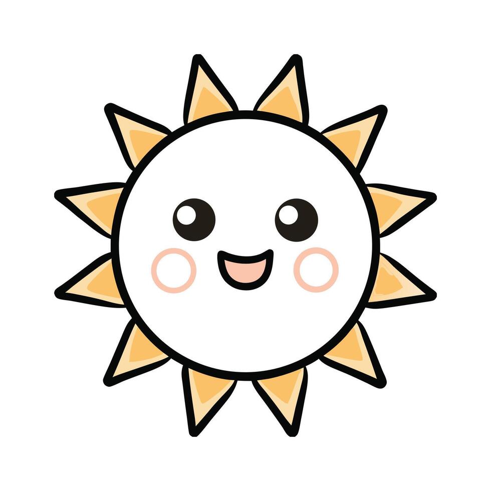 Cute Sun Illustration vector