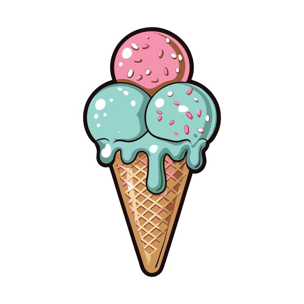 Ice Cream Graphic vector