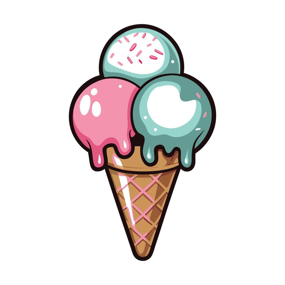 Hand Drawn Ice Cream vector