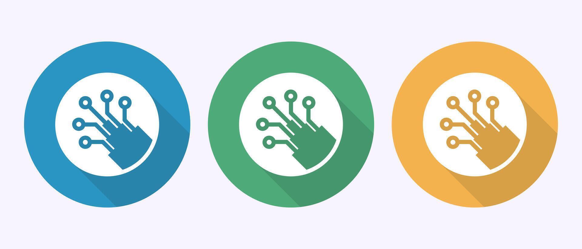 Fiber optic cable icon design illustration. Electric wire sign in shadow button design vector