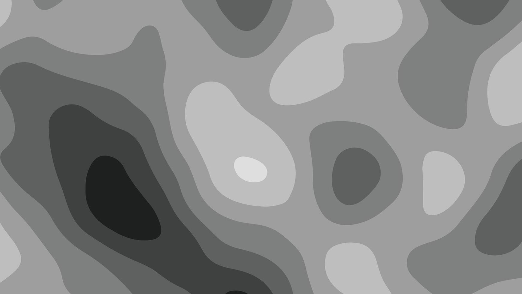 Grayscale Topographic Map Background. Abstract Contour Layer Terrain Pattern vector