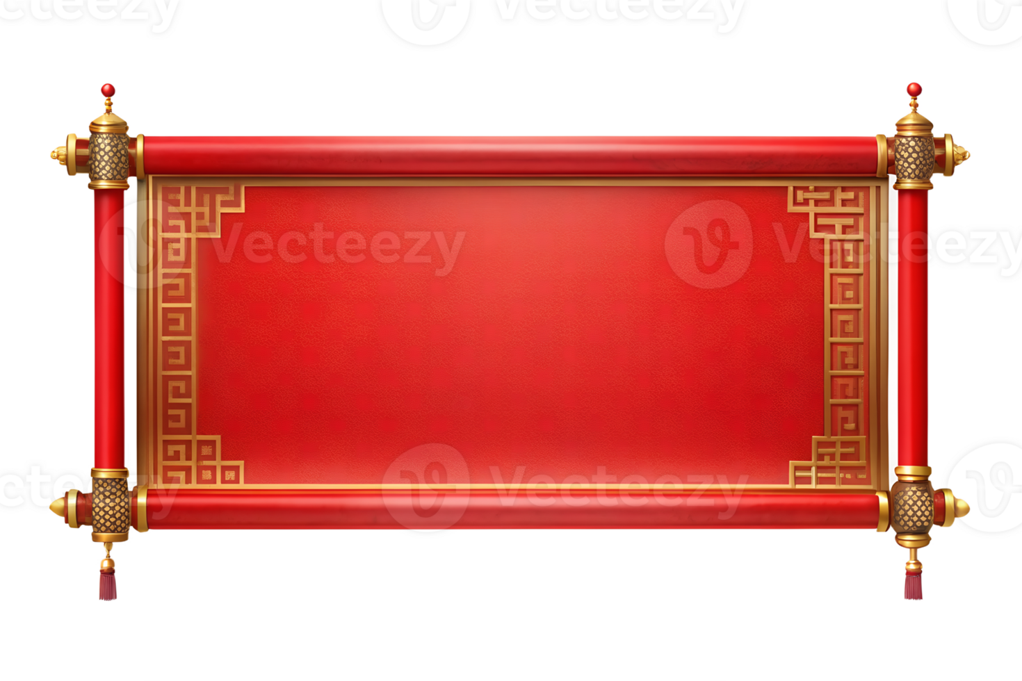 Chinese roll up banner png