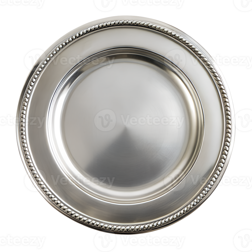 antique silver plate png
