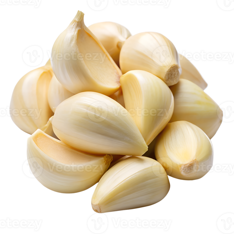 fresh pealed garlic png