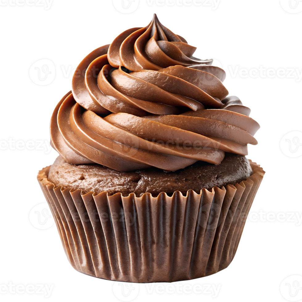 chocolate cupcake isolated png