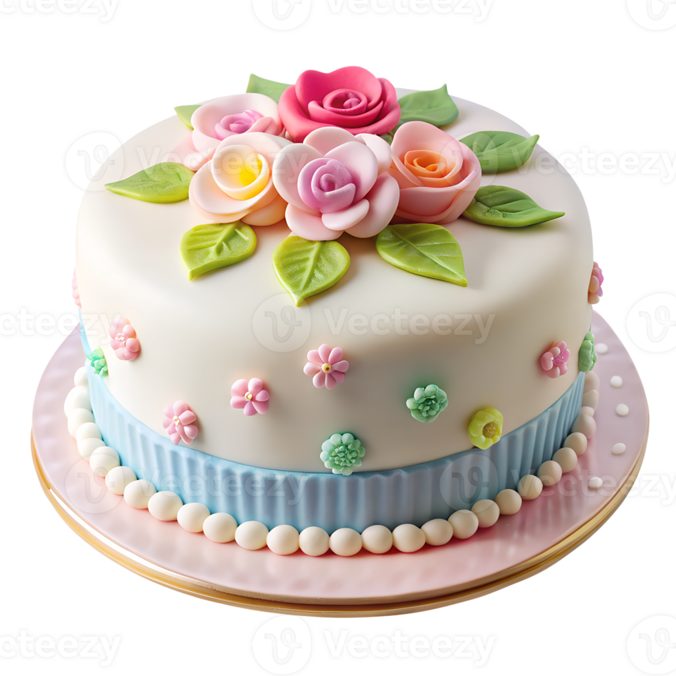 3d cake with roses png