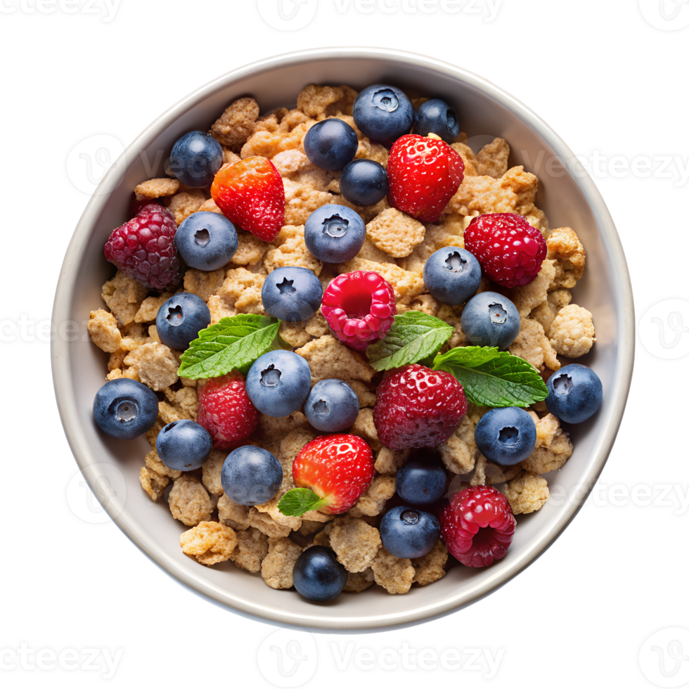 muesli with berries png