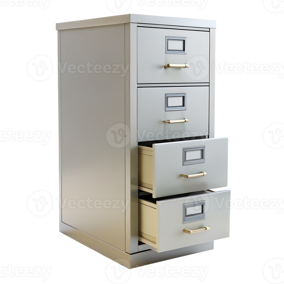 file cabinet 3d render png