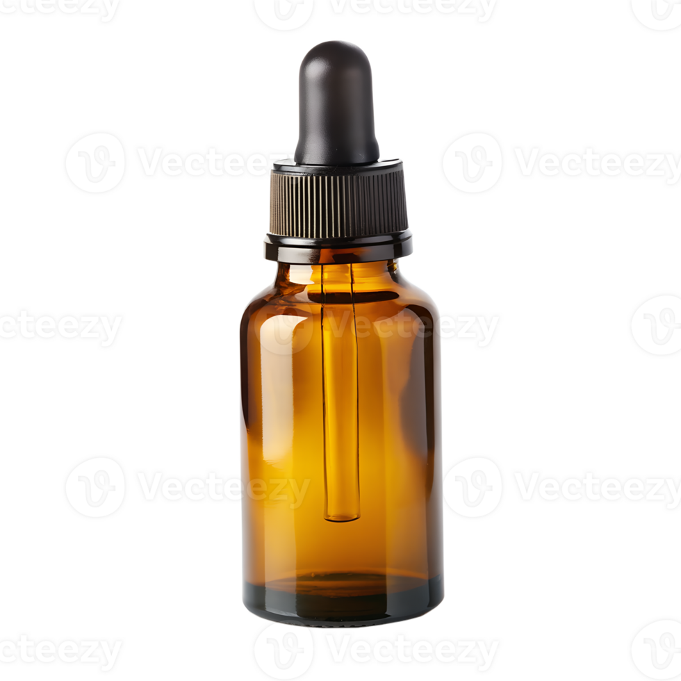 bottle of essential oil mockup png