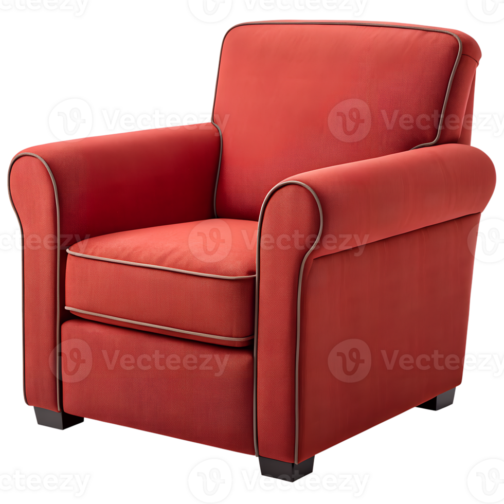 red leather armchair sofa png