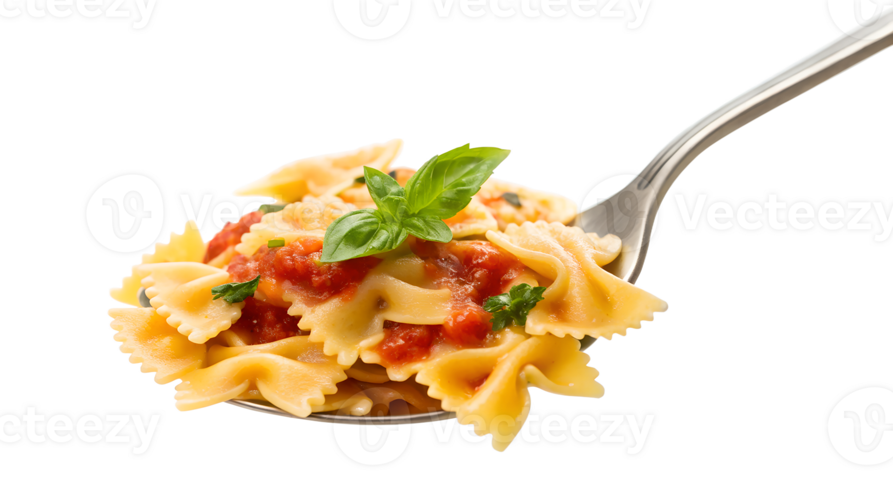 pasta with tomato sauce and basil png