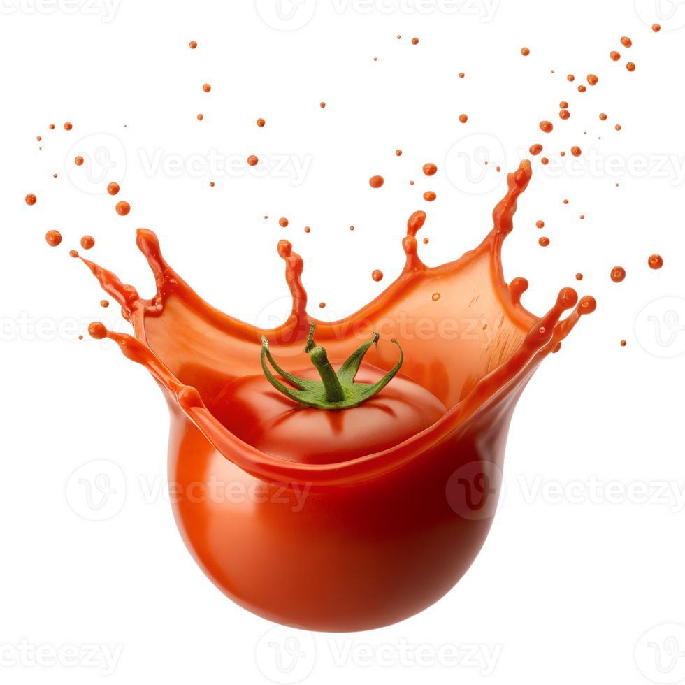 red tomato splash png