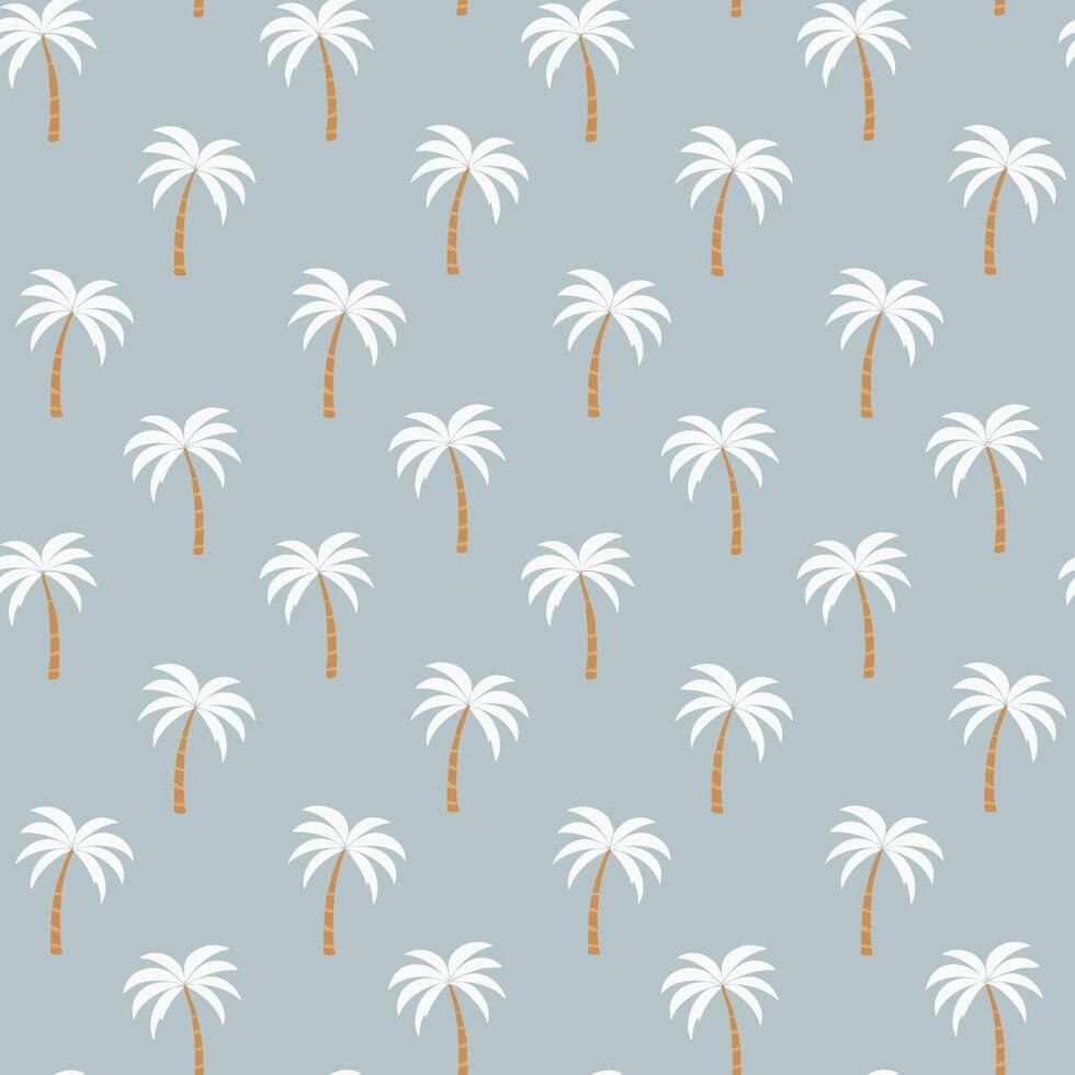 Palm tree pattern illustration design vector