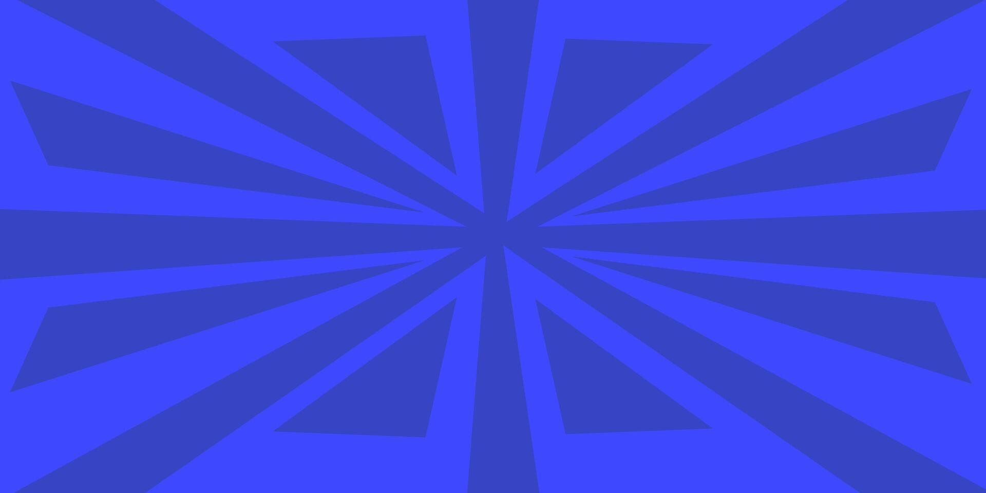 a blue background with a large starburst pattern vector