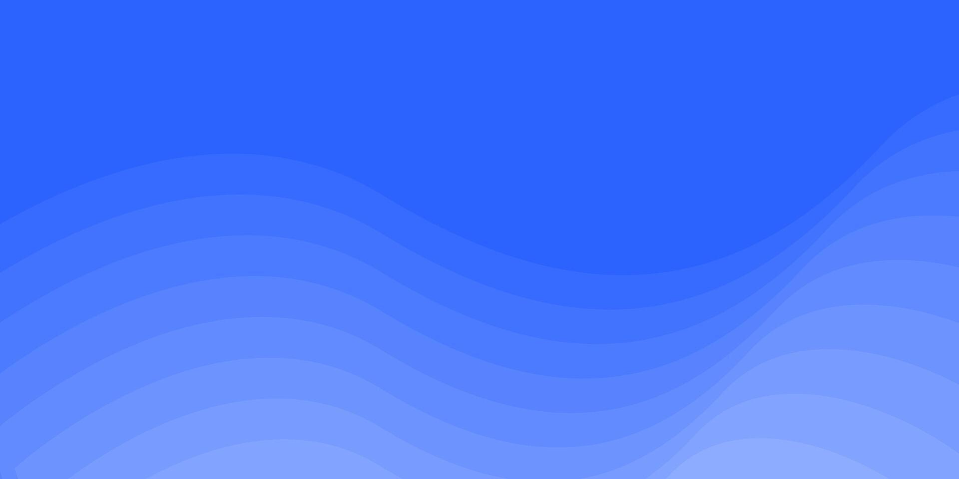 Blue background with wavy lines vector