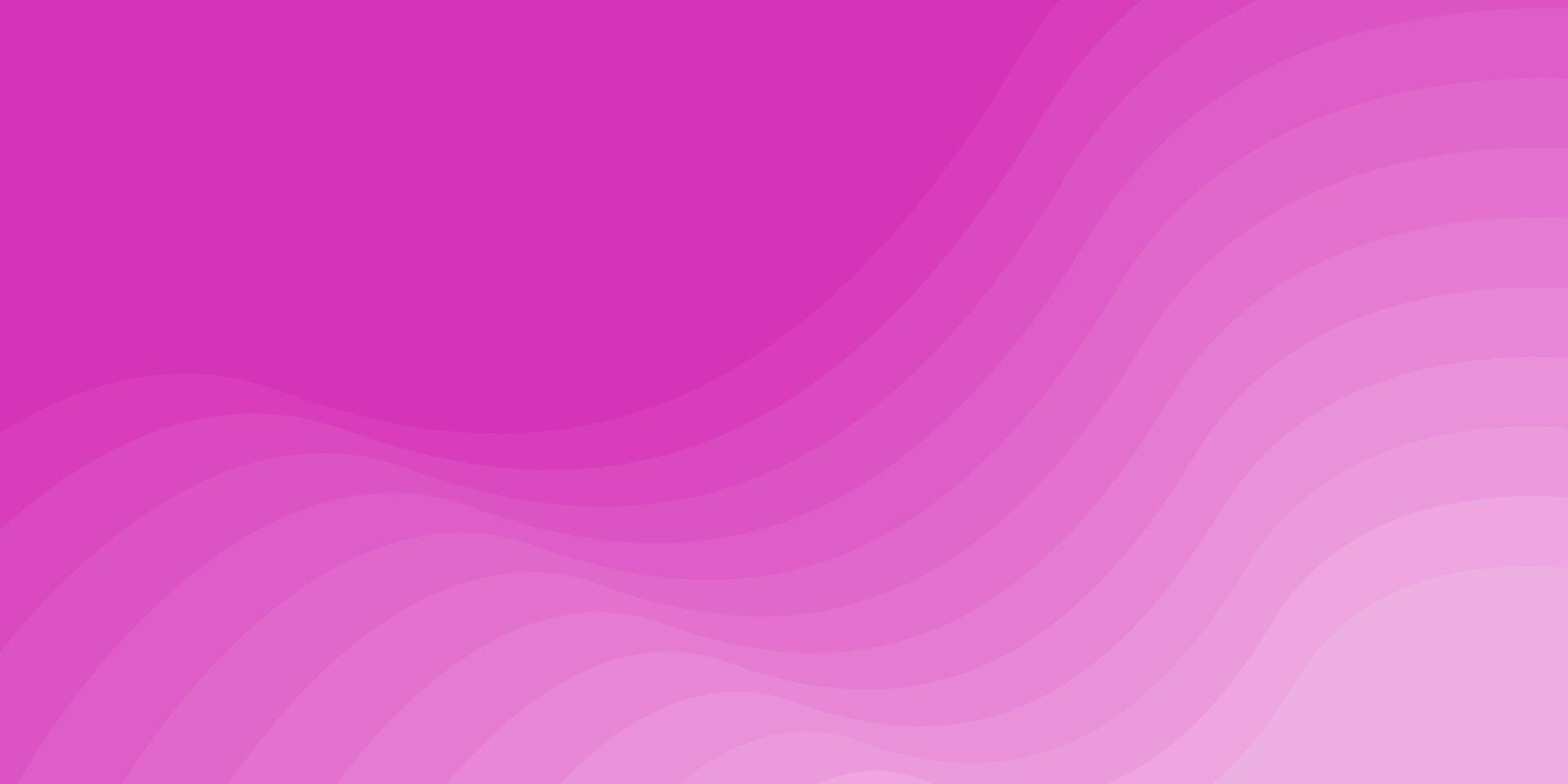 pink background with wavy lines vector