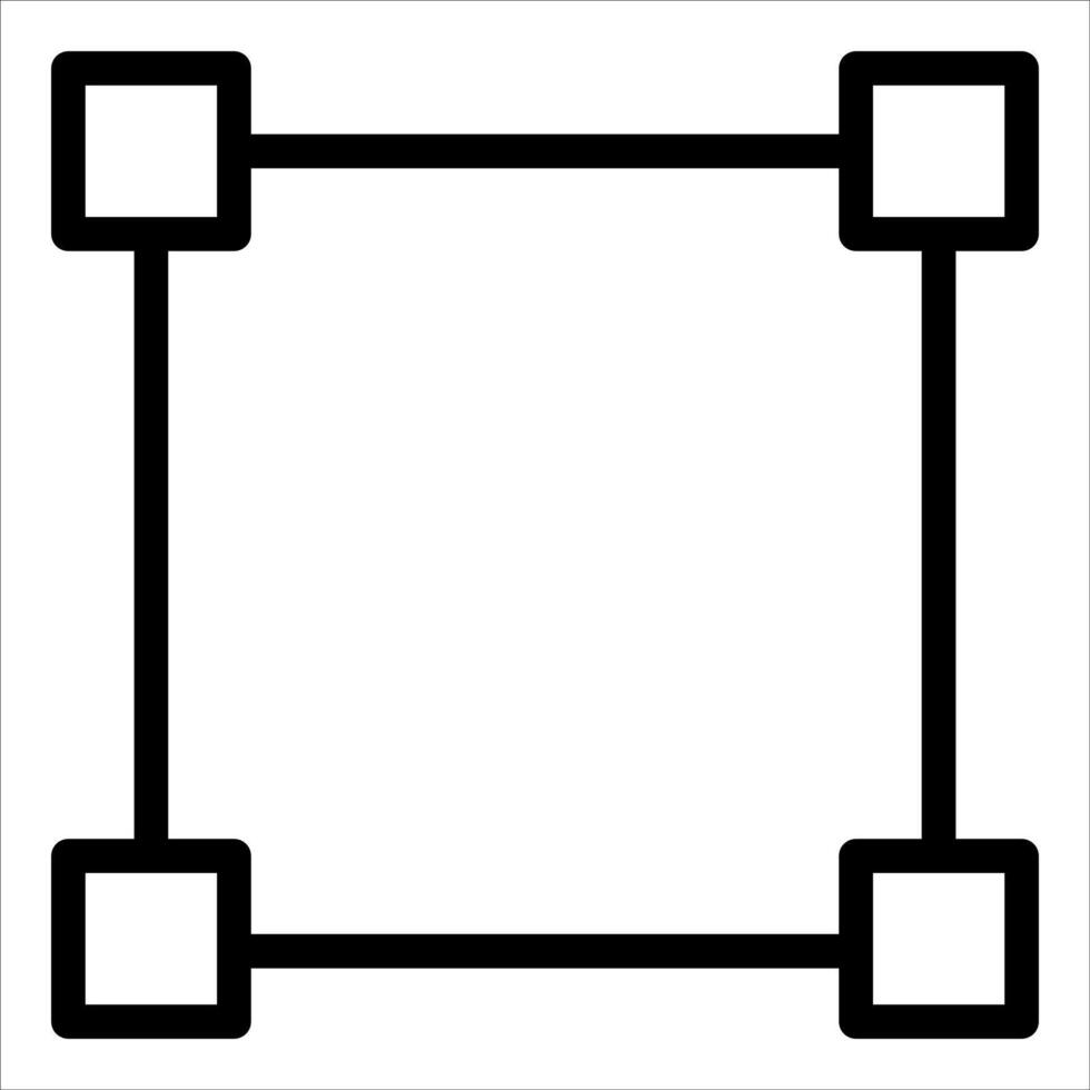 Square frame icon illustration vector