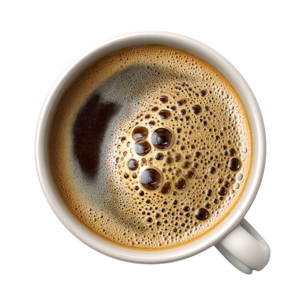 a cup of coffee on a transparent background png