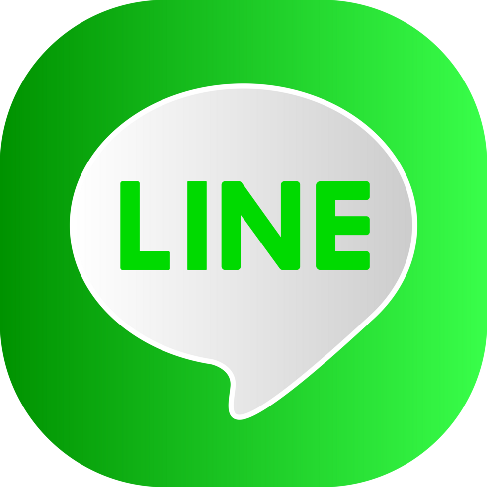 Line logo shape, Platform application on device for convenient, and fast communication and delivery of document file. png