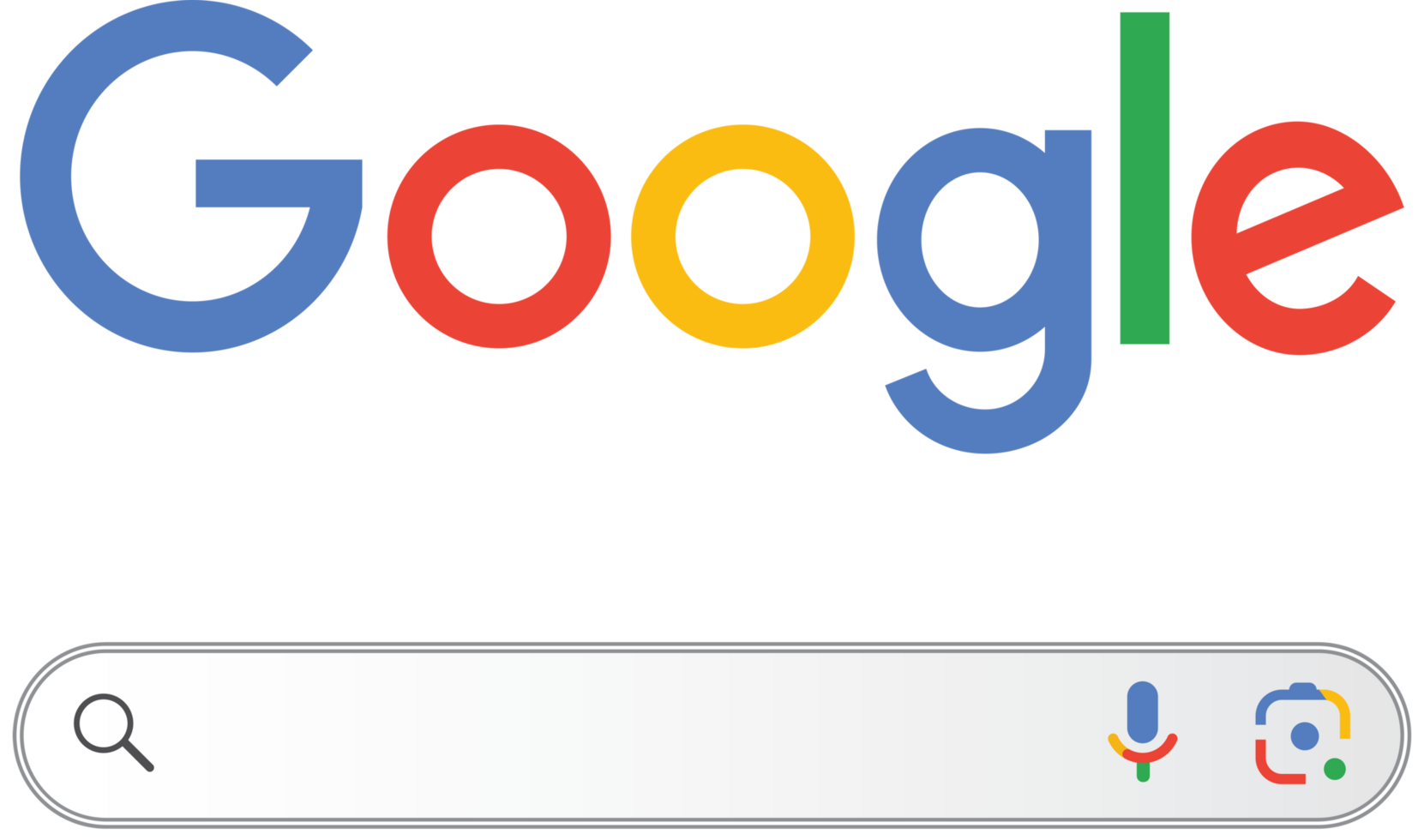 April 26, 2025 in Bangkok, Thailand. Editorial images of popular applications logos of Google with the search engine bar png