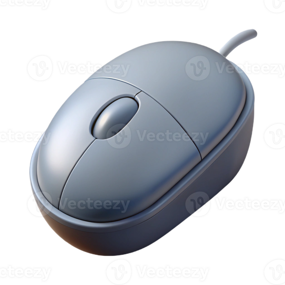 gorgeous creative Crisp edges depiction of a computer mouse. Minimal, with Scalable Design. premium png