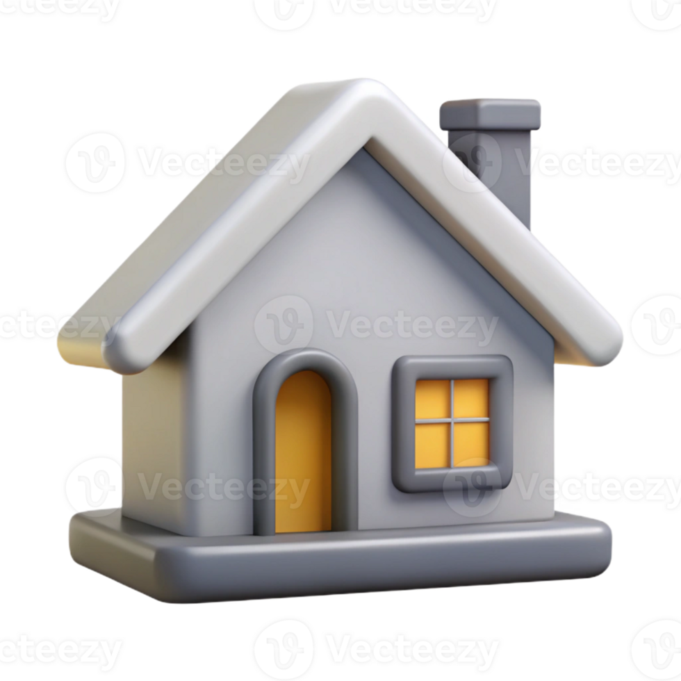bold glorious Minimal house icon with clean lines and flat gray color. with Scalable Design. authentic png