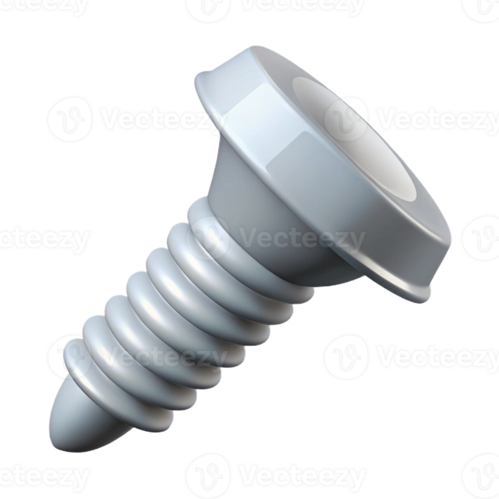 immaculate dreamy modern Crisp edges illustration of a screw. Minimal, with Scalable Design. luxury png