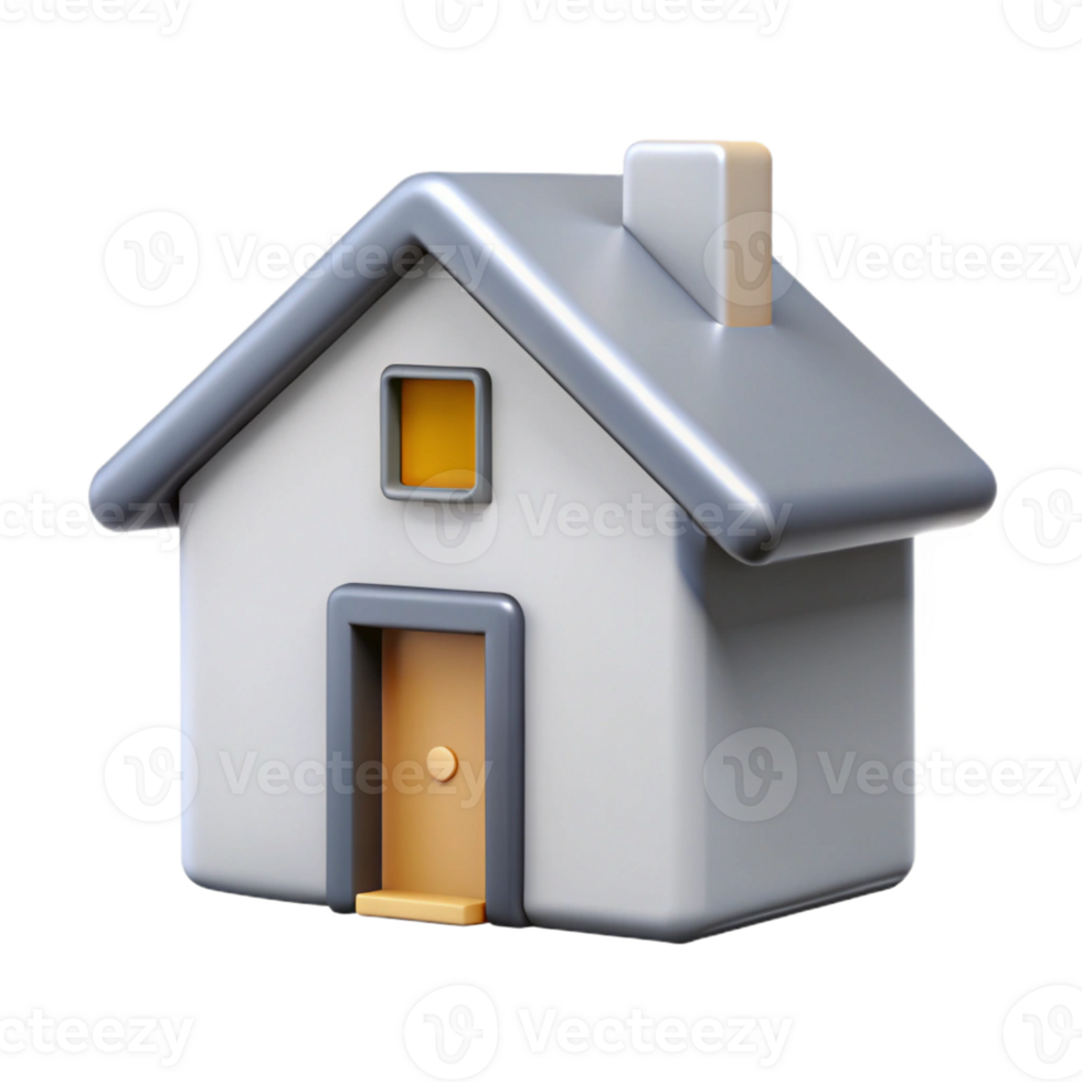 captivating playful artistic Minimal house icon with clean lines and flat gray color. with Scalable Design. crisp png