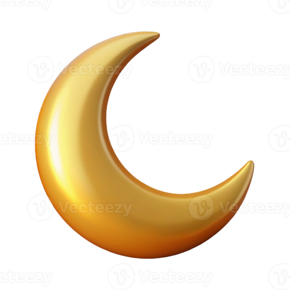 dazzling dreamy retro Clean lines create a scalable crescent moon. Flat gold. Minimal design with Scalable Design. crisp png