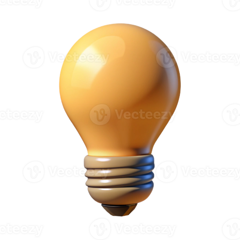 breathtaking passionate minimalist Single-weight stroke lightbulb with a pear-shaped bulb and simple filament. Minimal design, clean lines, with Scalable Design. premium png