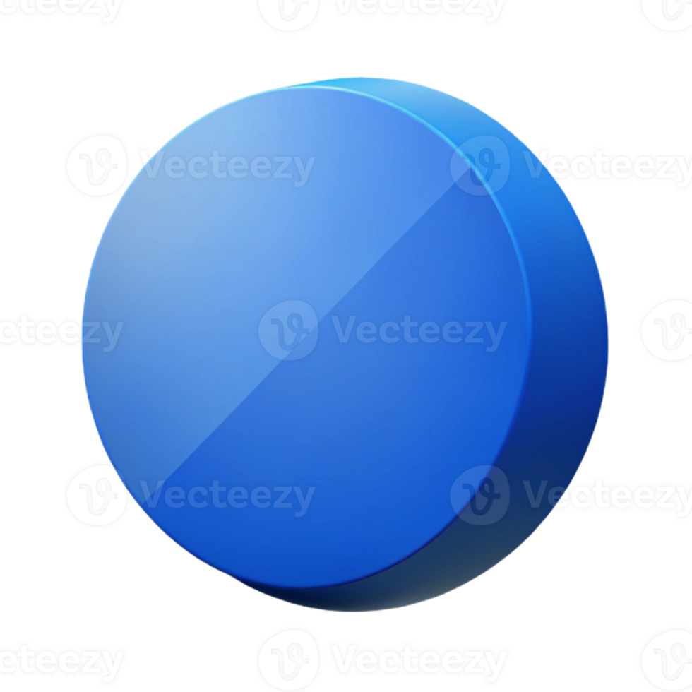 majestic classic Geometric circle with crisp edges and flat blue color. Single-weight stroke with Scalable Design. luxury png