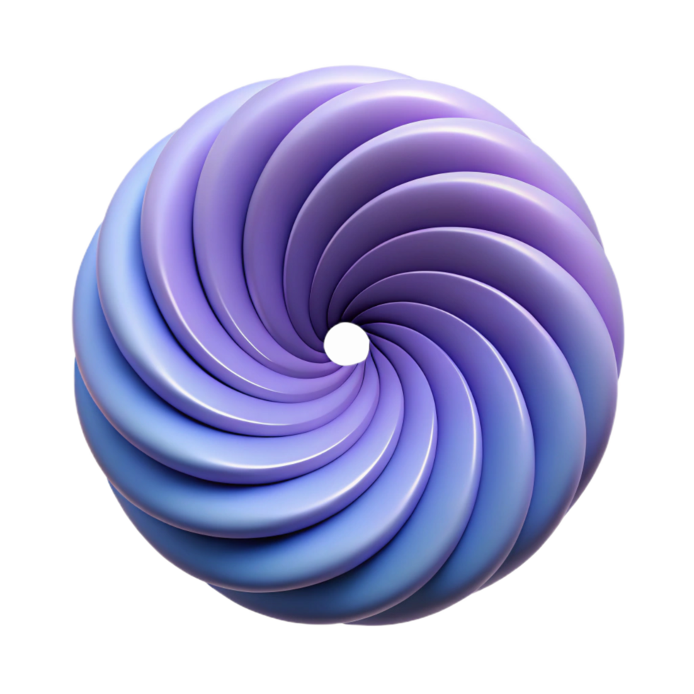 fascinating celebrated Symmetrical, geometric spiral. Clean lines, flat color with Scalable Design. png