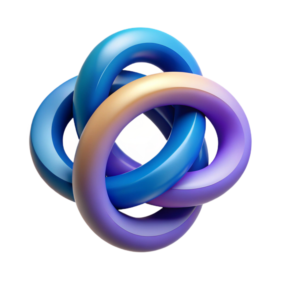 passionate hypnotic Geometric abstract art with interlocking circles. Clean lines with Scalable Design. artisan png