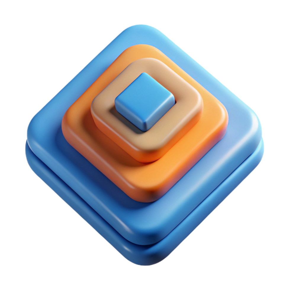 magnificent timeless Rotating squares, crisp edges, single-weight stroke. Flat color with Scalable Design. png