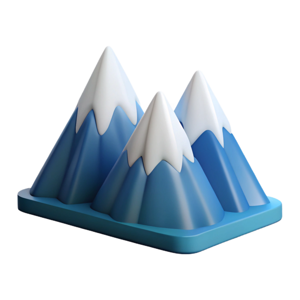 inspired surreal Scalable line art of a mountain range. Clean lines, flat color with Scalable Design. crisp png