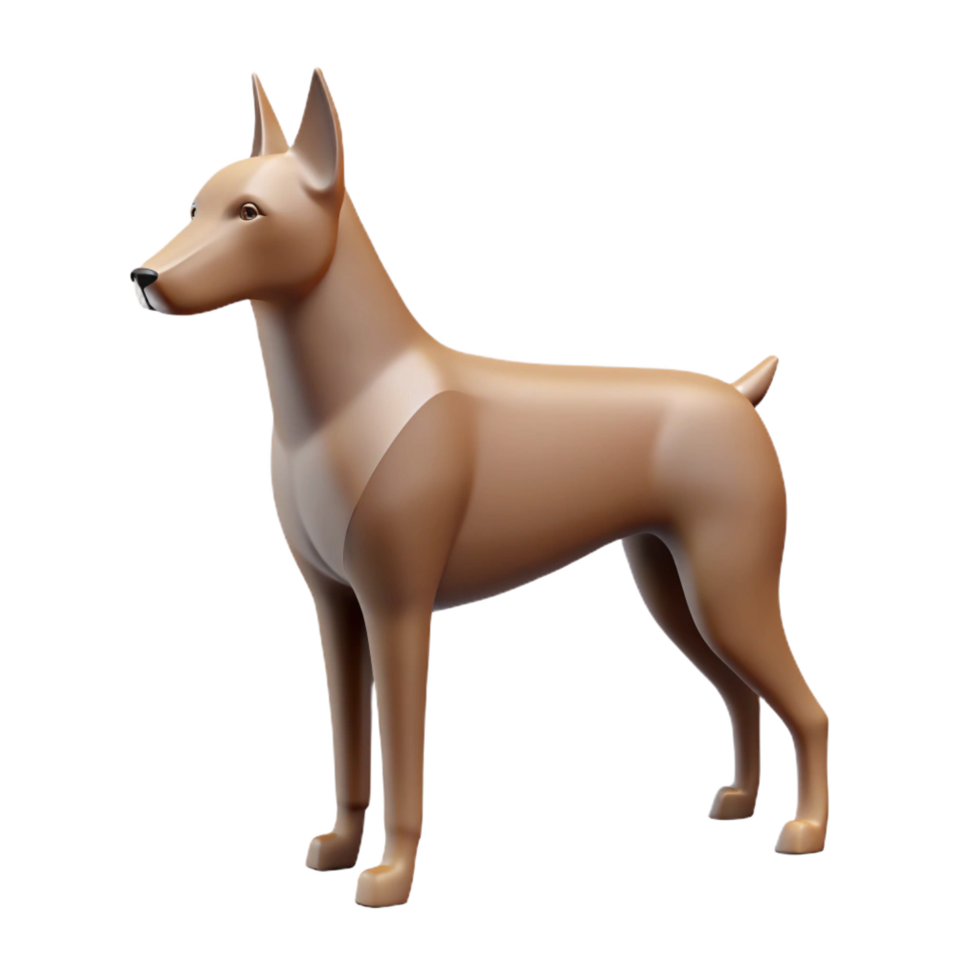 stunning iconic Minimal dog silhouette. Sharp edges, flat color. with Scalable Design. png