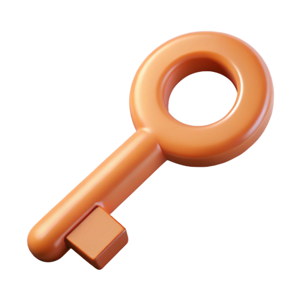 stunning ethereal renaissance Flat color outline of a key. Single-weight stroke, crisp edges with Scalable Design. precision png