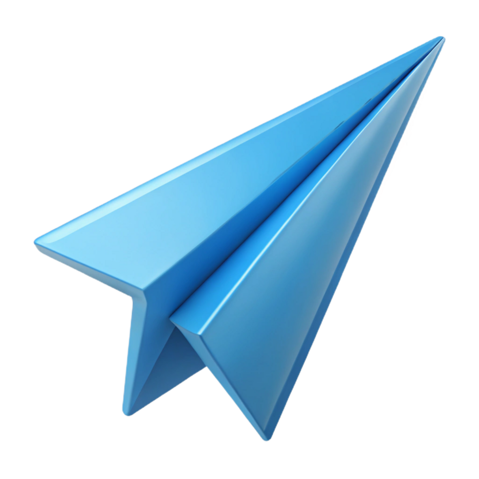 serene calm modern Minimal outline of a paper airplane. Clean lines, flat color with Scalable Design. exclusive png