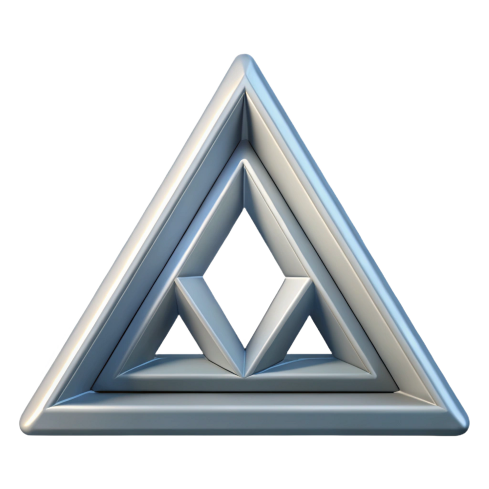 notable urban Overlapping triangle grid. Clean lines, symmetrical, single-weight stroke with Scalable Design. artisan png