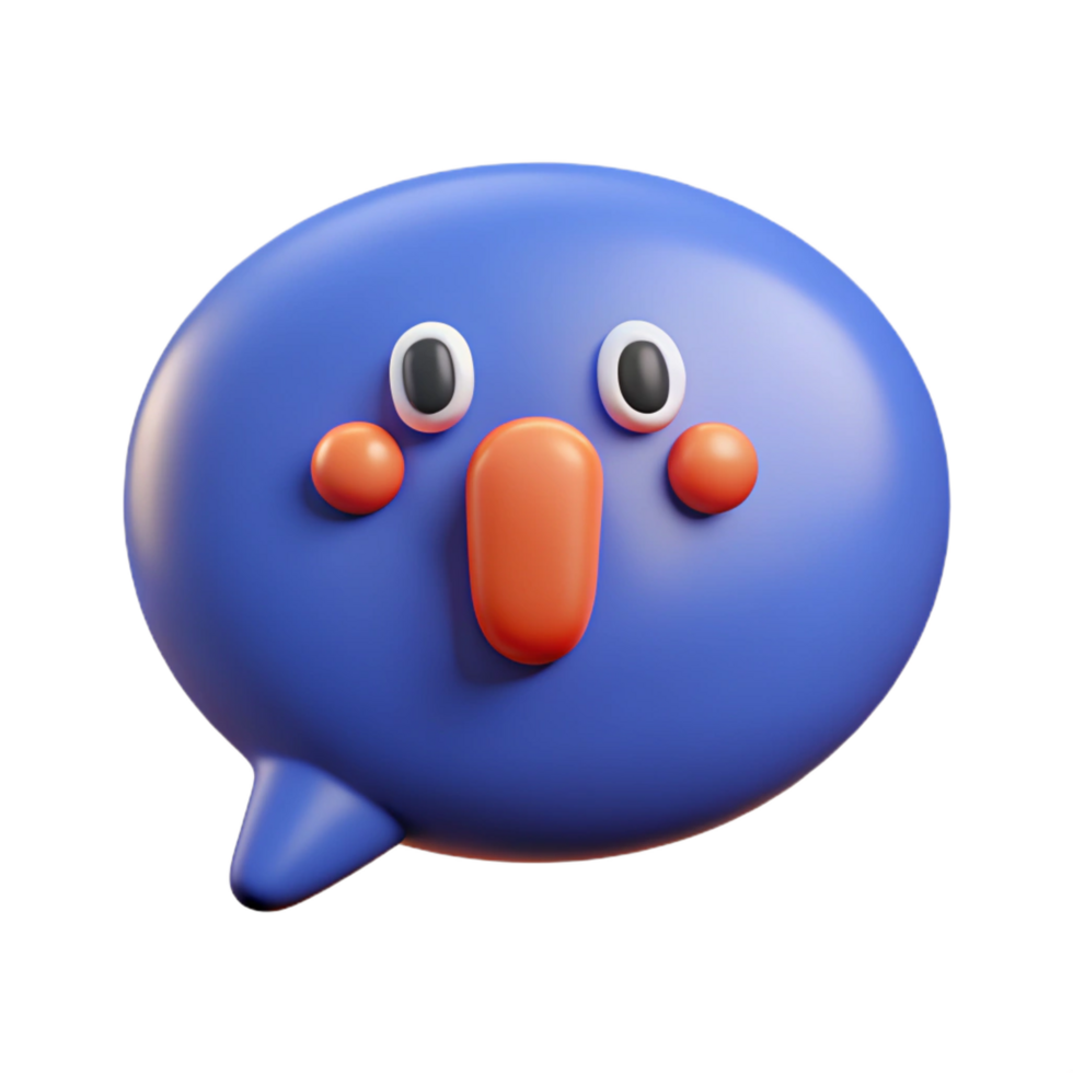 striking exemplary Speech bubble character with an exclamation point. Crisp edges, clean lines, with Scalable Design. png