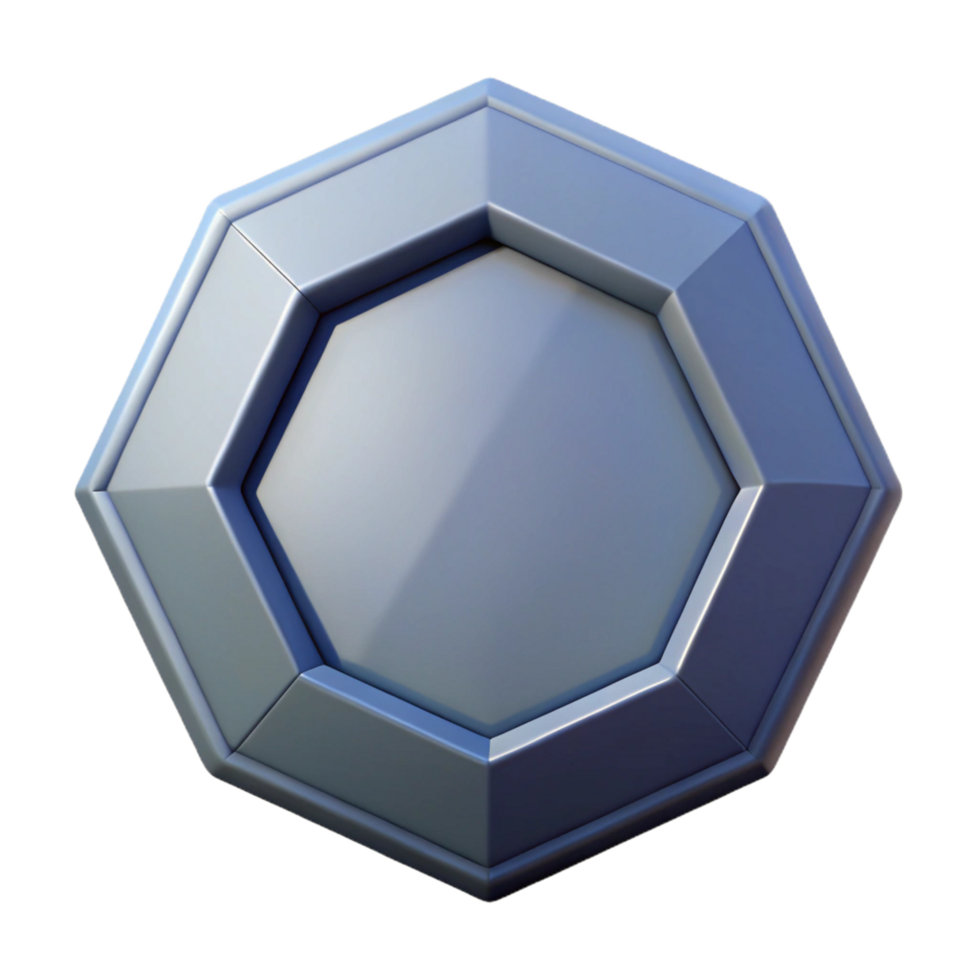 distinguished mid-century Symmetrical octagon, clean lines with Scalable Design. top-tier png